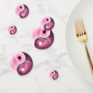 Yang Yang Volleyball pink JEDER Geburtstag Konfetti