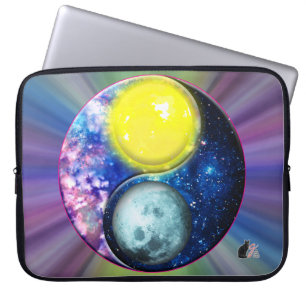 Yang-Yin / Sun-Moon Laptopschutzhülle