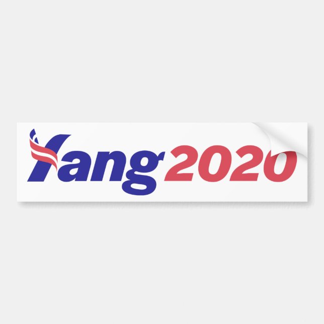 YangAutoaufkleber 2020 Autoaufkleber (Vorne)
