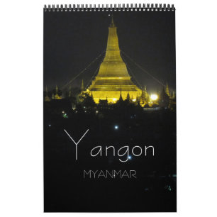 Yangon Burma 2026 Kalender