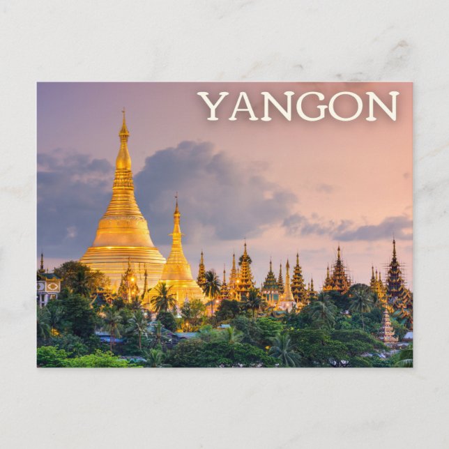 Yangon, Myanmar (Birma) Postcard Postkarte (Vorderseite)