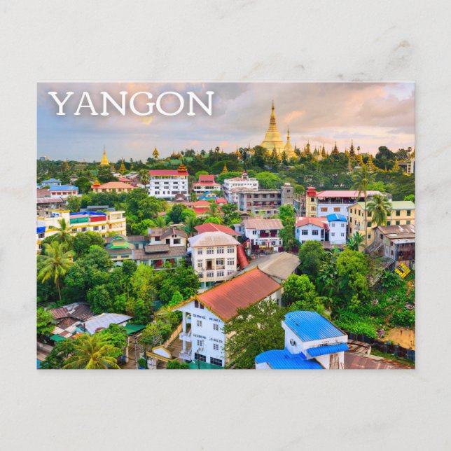 Yangon, Myanmar (Birma) Postcard Postkarte (Vorderseite)