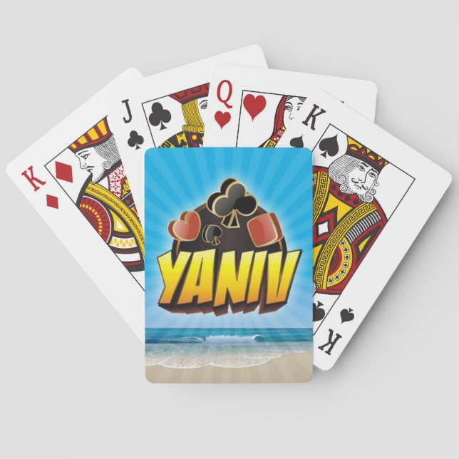Yaniv Playing Cards Spielkarten (Rückseite)