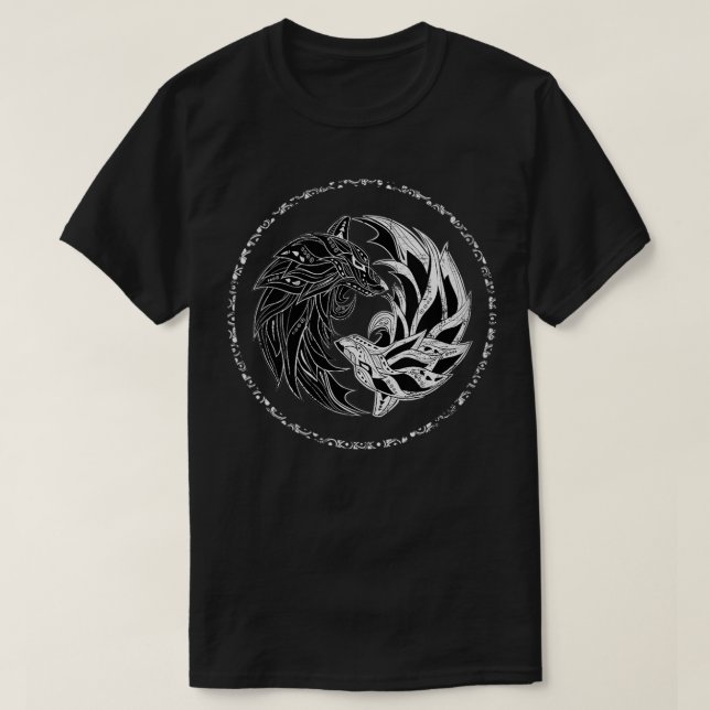Yanjang Wolf, Yinyang Tai Chi, Qi G T-Shirt (Design vorne)