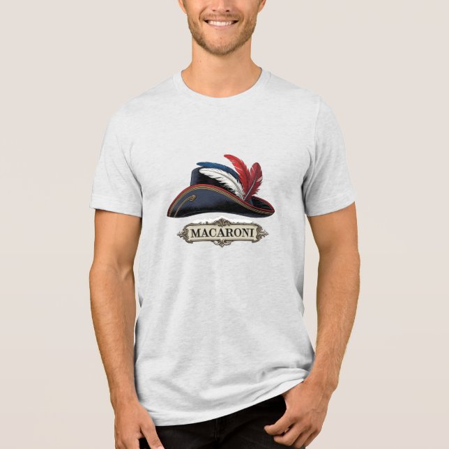 Yankee Doodle's Makkaroni Tri-Blend Shirt (Vorderseite)