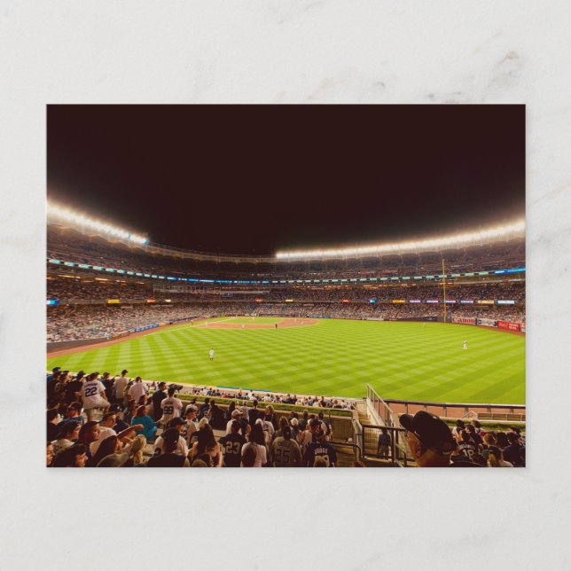Yankee Stadium At Night (New York, NY) Postkarte (Vorderseite)