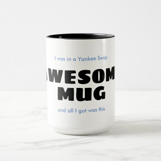 Yankee-Tauschen - lustige Tasse (Zentrum)