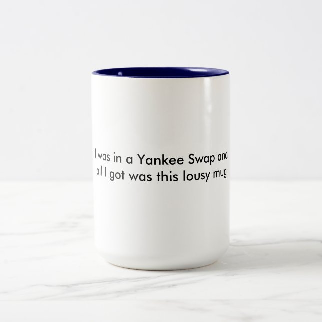 Yankee-Tauschen - lustige Tasse (Mittel)