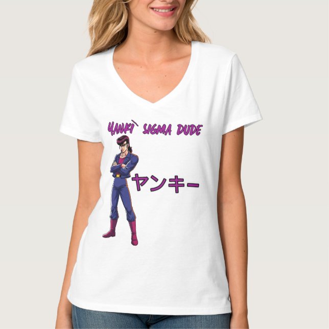 Yankī Sigma Dude  T-Shirt (Vorderseite)