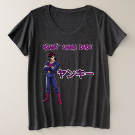 Yankī Sigma Typ  Große Größe T-Shirt
