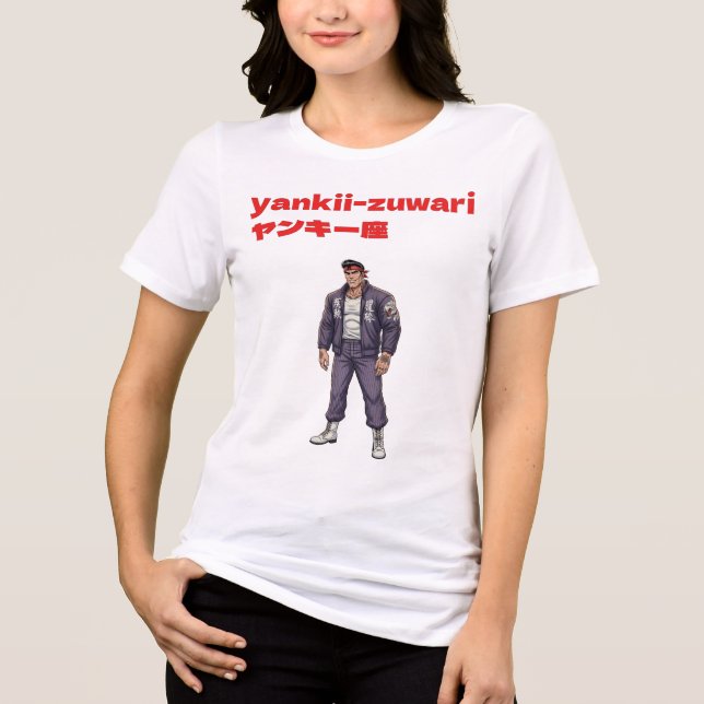 Yankii-Zuwari Tri-Blend Shirt (Vorderseite)