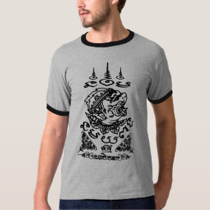 YANT BUDDHA ASIATISCHE KUNST ENTWIRFT HANUMAN T-Shirt