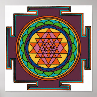 Yantra Print Poster