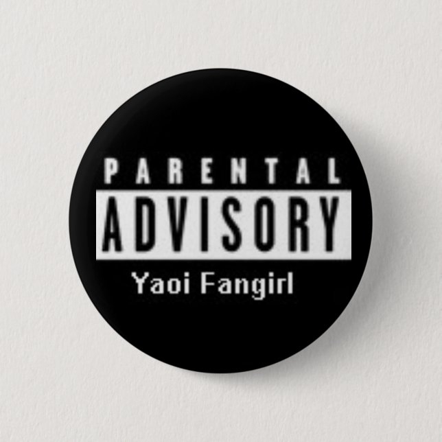 yaoi fangirl button (Vorderseite)