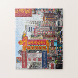 Yaowarat Road in Chinatown, Bangkok Puzzle