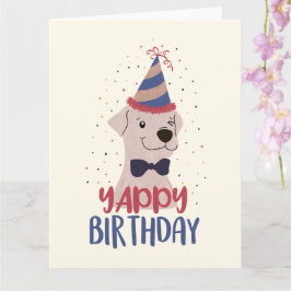 Yappy Birthday Karte