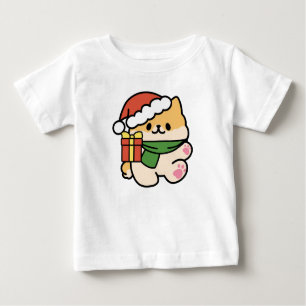 Yappy Howlidays - Niedlicher Cartoon für Weihnacht Baby T-shirt