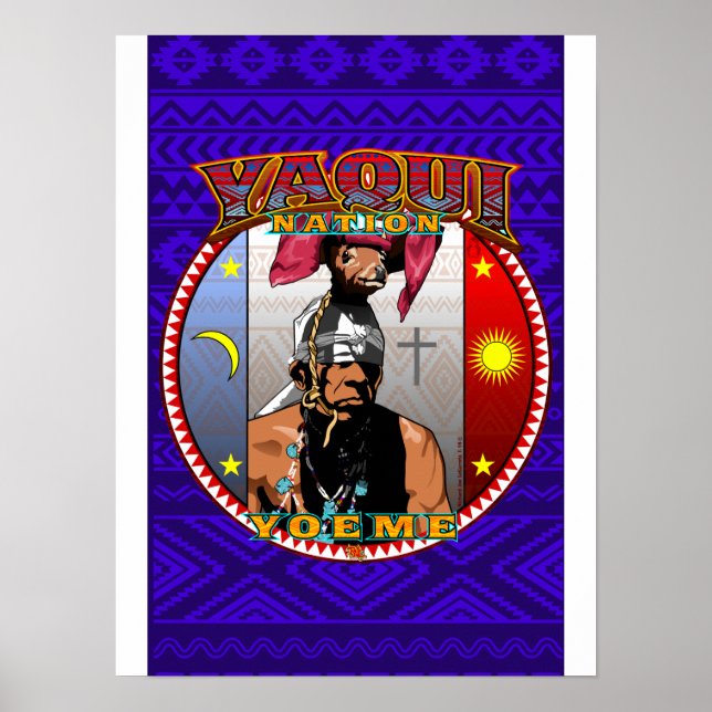 Yaqui nation yoeme poster irer dancer (Vorne)