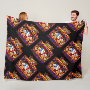 Yaqui Nations-Flaggen-Rotwild-Tänzerentwurf Fleecedecke