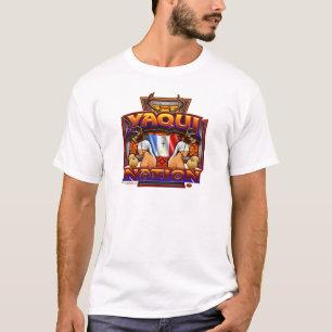 Yaqui Nations-Flaggen-Rotwild-Tänzerentwurf T-Shirt