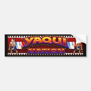 Yaqui Nations-Rotwild-Tänzer-Autoaufkleber-Entwurf Autoaufkleber