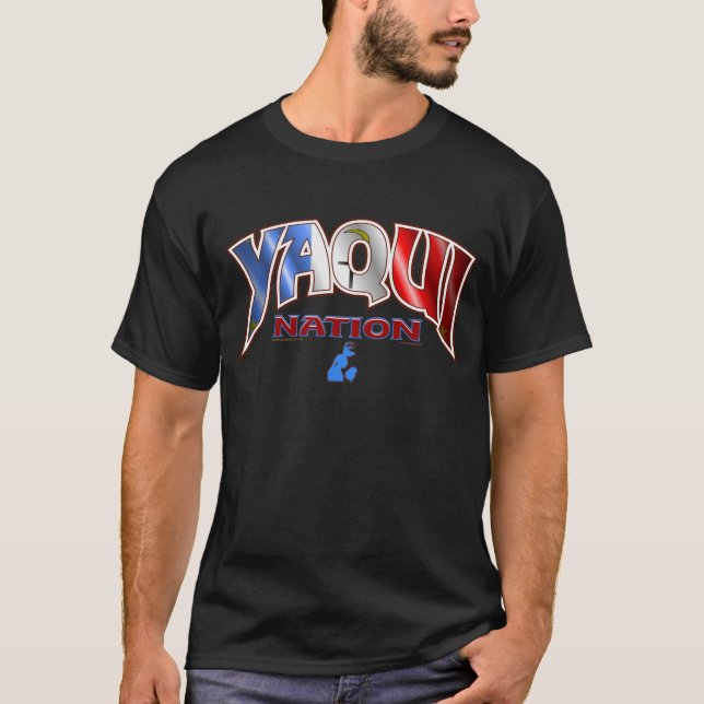 Yaqui Nations-Sport-Entwurf T-Shirt (Vorderseite)