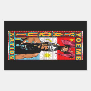 Yaqui Yoeme Deer Dancer Sticker Poster