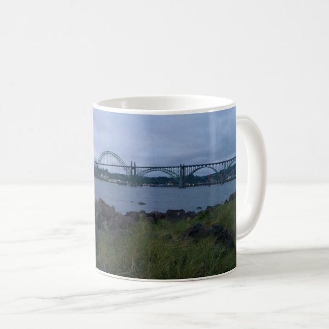 Yaquina Bay Bridge, Newport, Oregon Kaffeetasse (VorderseiteRechts)