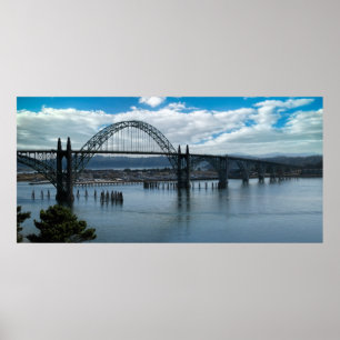 Yaquina Bay Bridge - Newport Oregon Poster