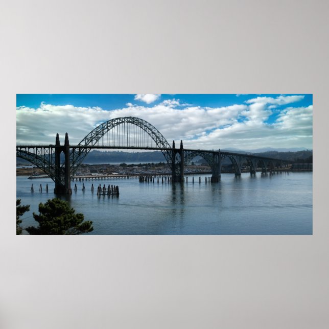 Yaquina Bay Bridge - Newport Oregon Poster (Vorne)