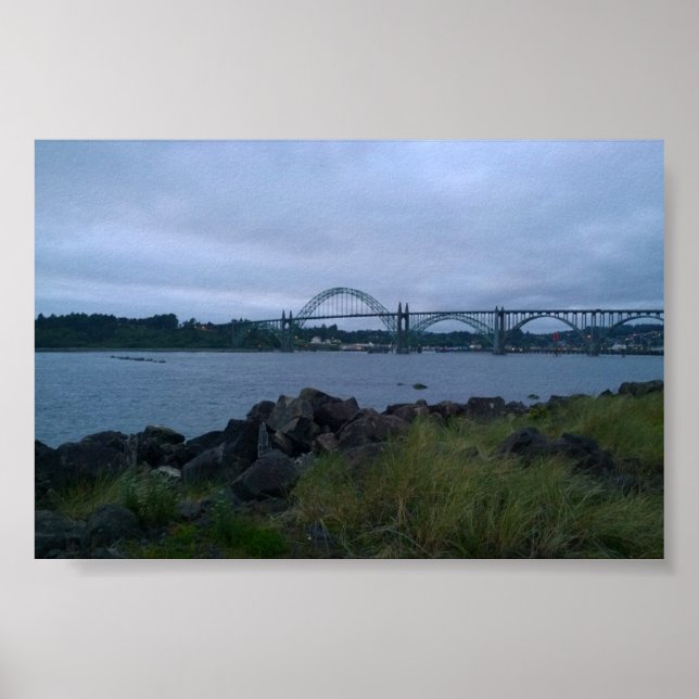 Yaquina Bay Bridge, Newport, Oregon Poster (Vorne)