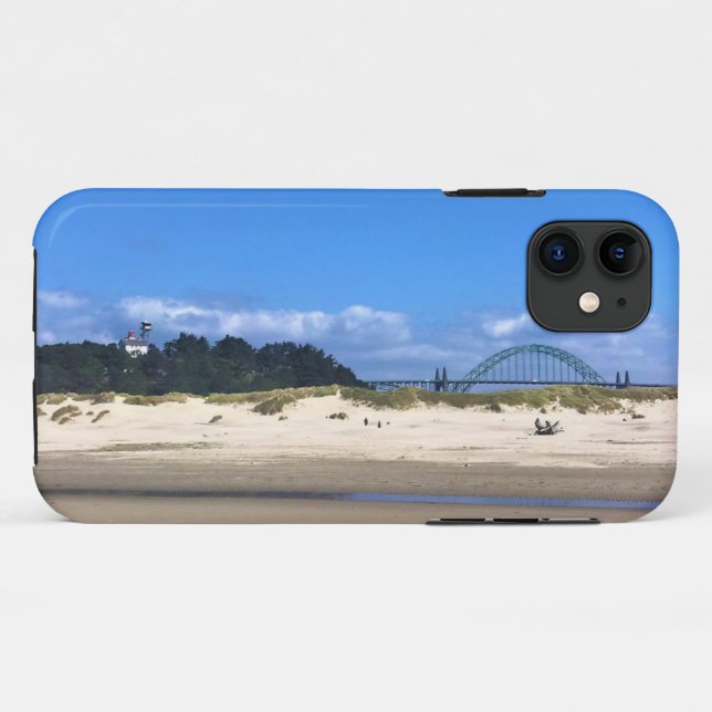 Yaquina Bay Lighthouse, Newport, Oregon Case-Mate iPhone Hülle (Rückseite (Horizontal))