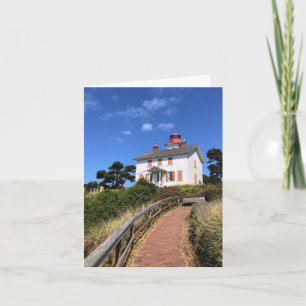 Yaquina Bay Lighthouse, Newport, Oregon Dankeskarte