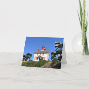 Yaquina Bay Lighthouse, Newport, Oregon Dankeskarte
