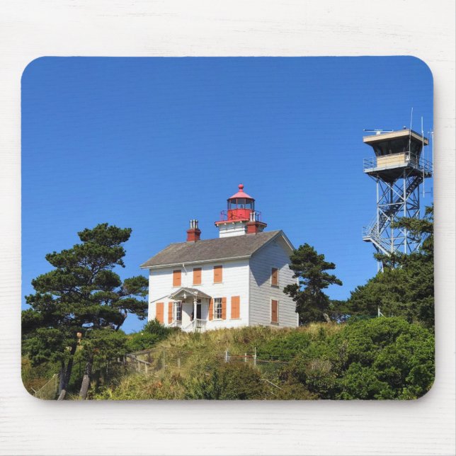Yaquina Bay Lighthouse, Newport, Oregon Mousepad (Vorne)