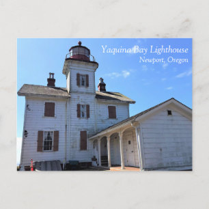Yaquina Bay Lighthouse, Newport, Oregon Postkarte