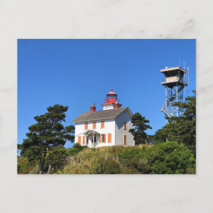 Yaquina Bay Lighthouse, Newport, Oregon Postkarte