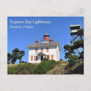 Yaquina Bay Lighthouse, Newport, Oregon Postkarte