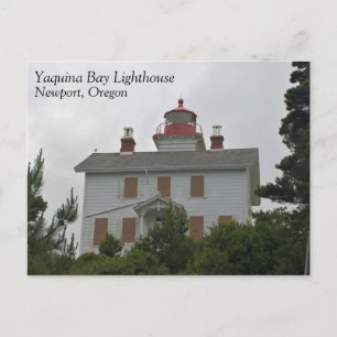 Yaquina Bay Lighthouse, OR Postkarte