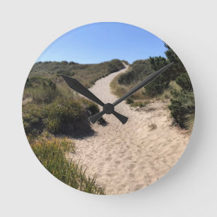 Yaquina Bay Staat Recreation Site, Newport, Oregon Runde Wanduhr