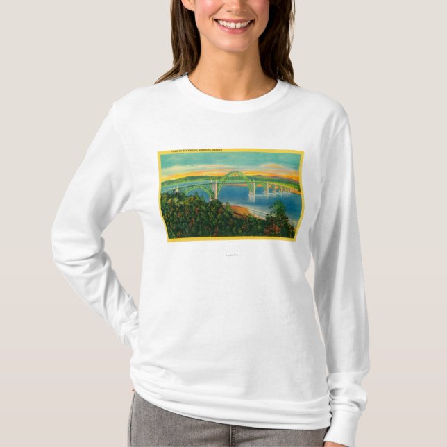 Yaquina Bucht BridgeNewport ODER T-Shirt (Vorderseite)
