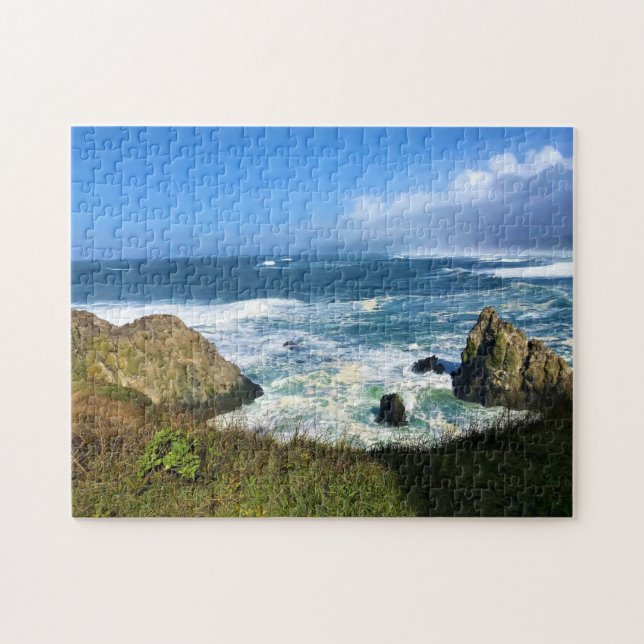 Yaquina Head Hervorragendes Naturgebiet, Oregon Puzzle (Horizontal)