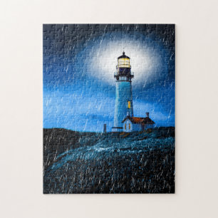 Yaquina Head Leuchtturm Art Puzzle