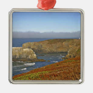 Yaquina Head Lighthouse in Newport Oregon Silbernes Ornament