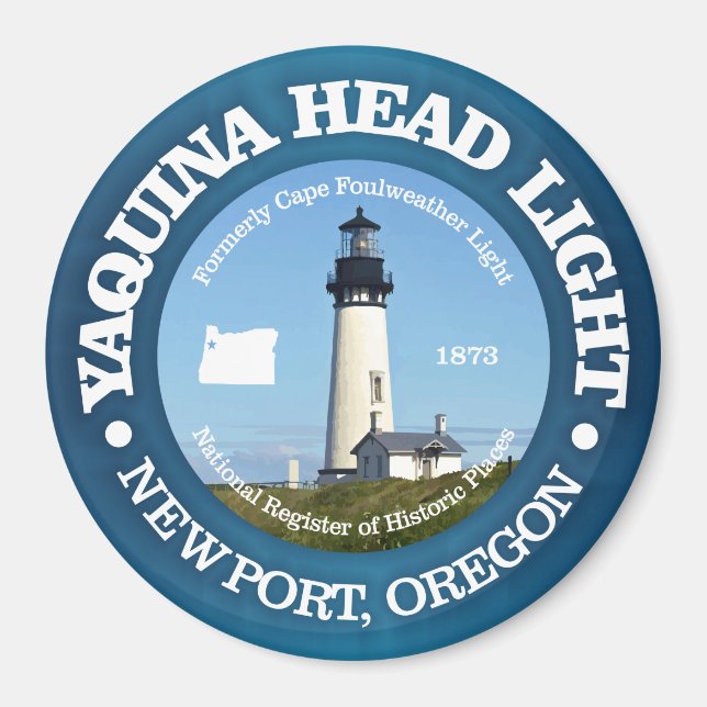 Yaquina Head Lighthouse Magnet (Vorne)