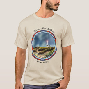 Yaquina Head Lighthouse Newport Oregon T-Shirt