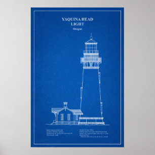 Yaquina Head Lighthouse - Oregon - AD Poster