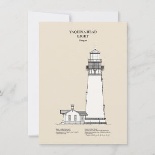 Yaquina Head Lighthouse - Oregon - SBD Mitteilungskarte
