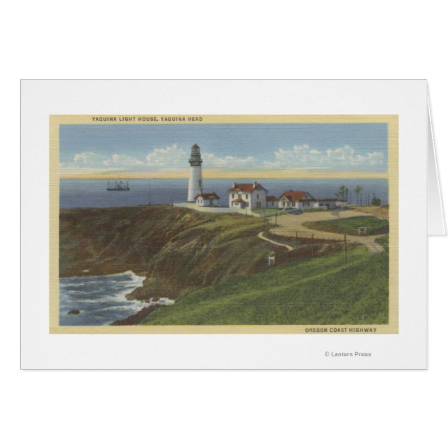 Yaquina Light House auf Yaquina Head (Vorderseite (Horizontal))