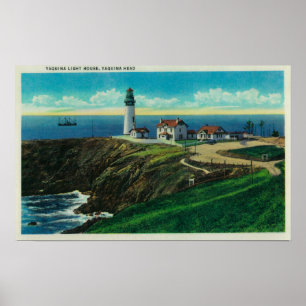 Yaquina Lighthouse und Yaquina HeadYaquina, OR Poster